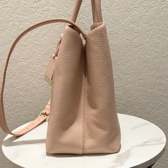 Kate Spade Large Madison Ave.Pebbled Leather Tote in Light Blush - Picture 6 of 13